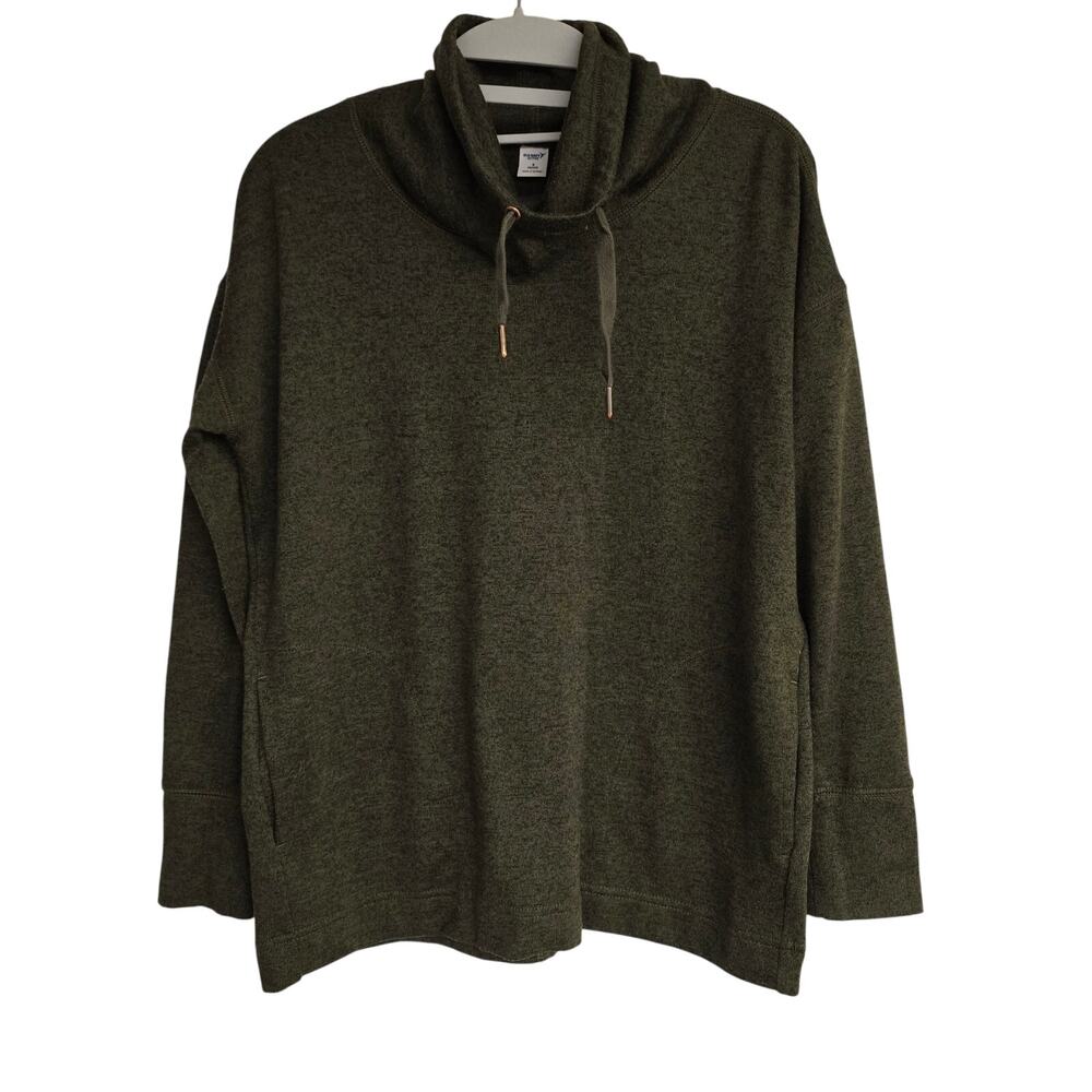 Women's Old Navy "Active" Green Knit Turtle Neck Pullover | Size Small Petite - Picture 1 of 9
